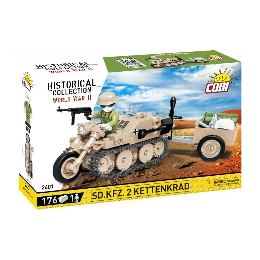 Klocki Historical Collection WWII SD.KFZ.2 Kettenkrad HK-101