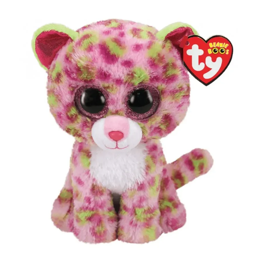 Maskotka TY Beanie Boos Różowy Leopard Lainey