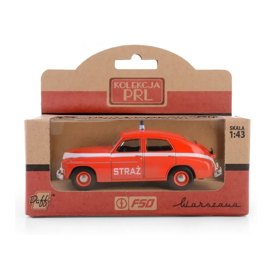 Pojazd PRL Warszawa M-20 Straż