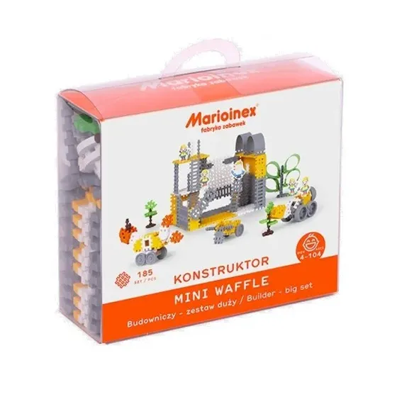 Klocki konstrukcyjne Mini Waffle - Budowniczy Zestaw duży