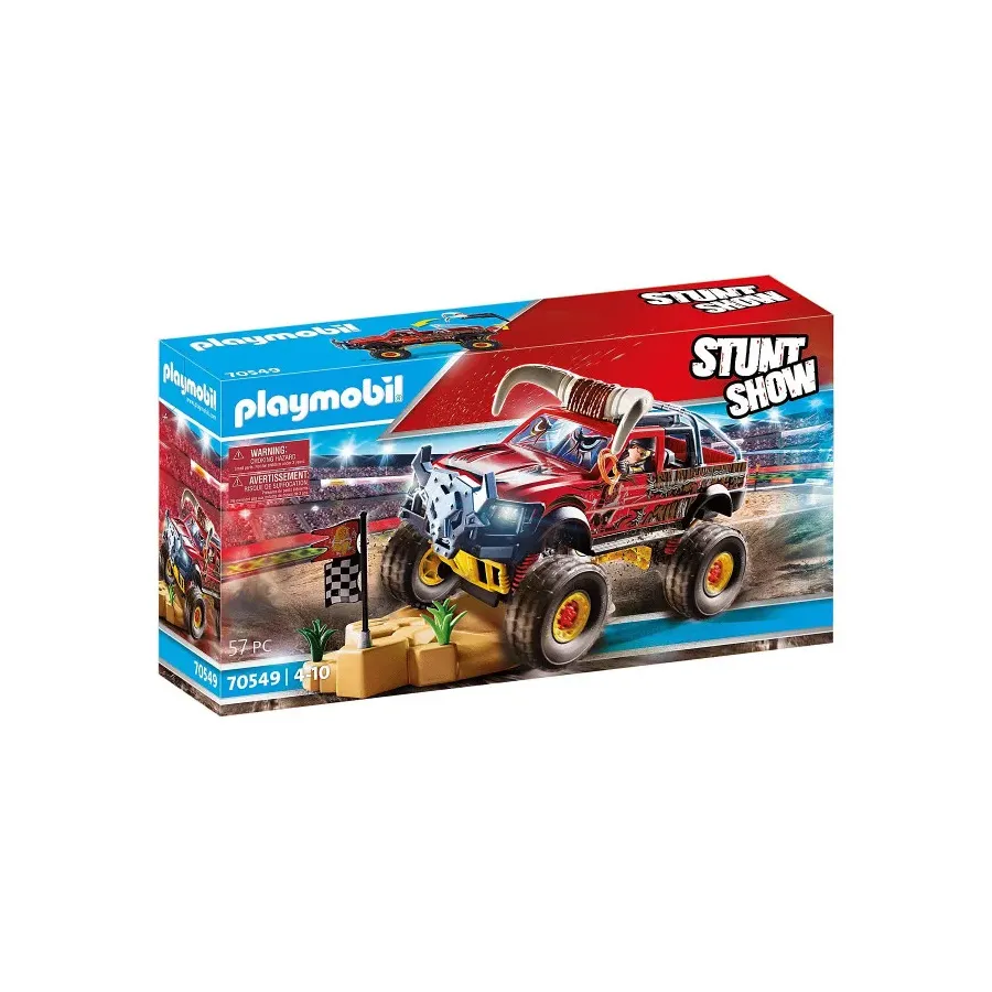 Zestaw z pojazdem Stunt Show 70549 Monster Truck Rogacz