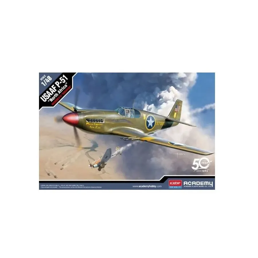 Plastikowy model USAAF P-51 North Africa