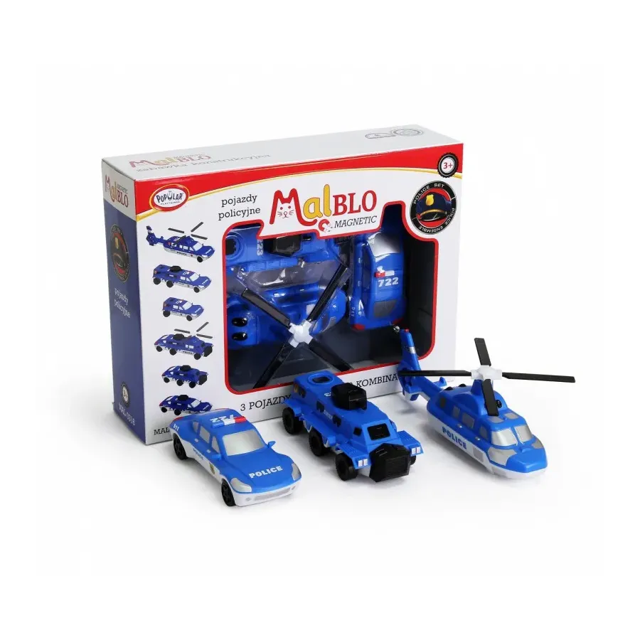 MalBlo Magnetyczne pojazdy policyjne