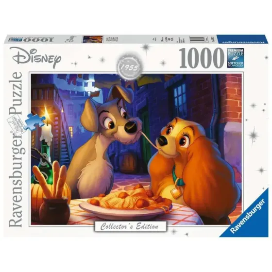 Puzzle 1000 elementów Walt Disney Zakochany kundel