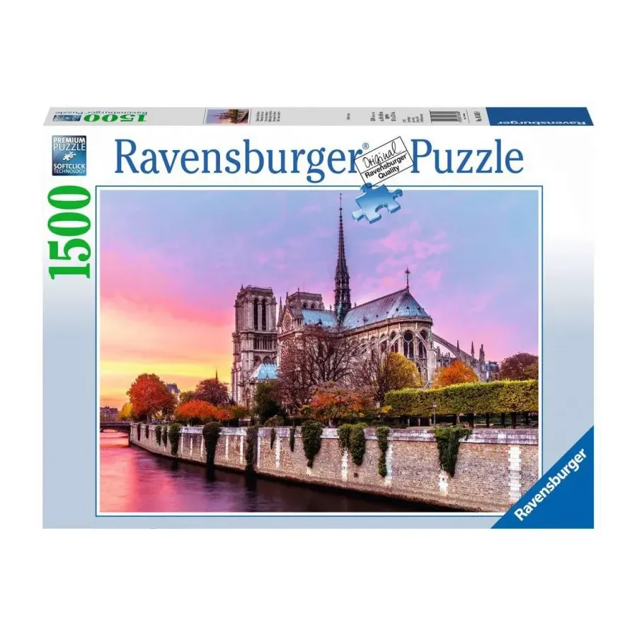Puzzle 1500 elementów Katedra Notre Dame