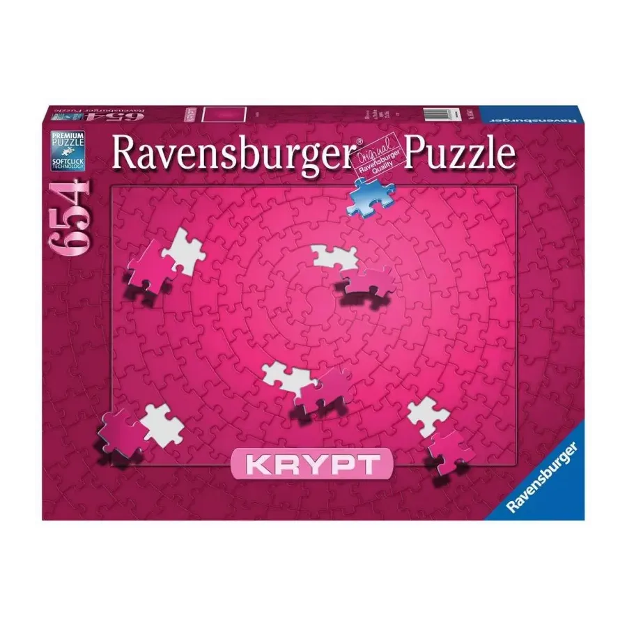 Puzzle 654 elementów Krypt Różowe
