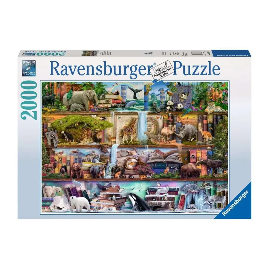 Puzzle 2000 elementów Świat zwierząt