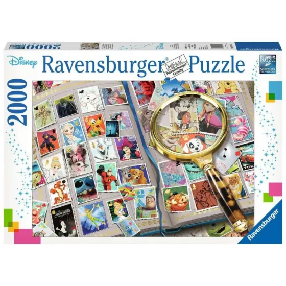 Puzzle 2000 elementów Kolekcja znaczków pocztowych