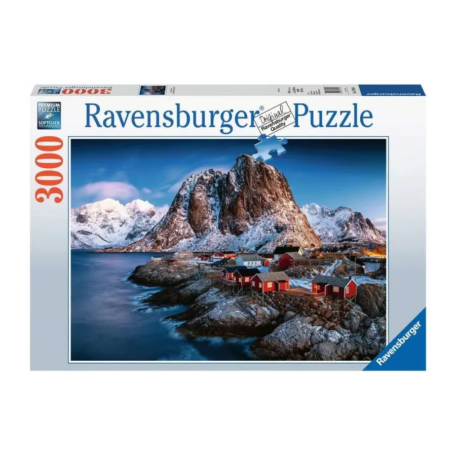Puzzle 3000 elementów Hamnoy, Lofoty