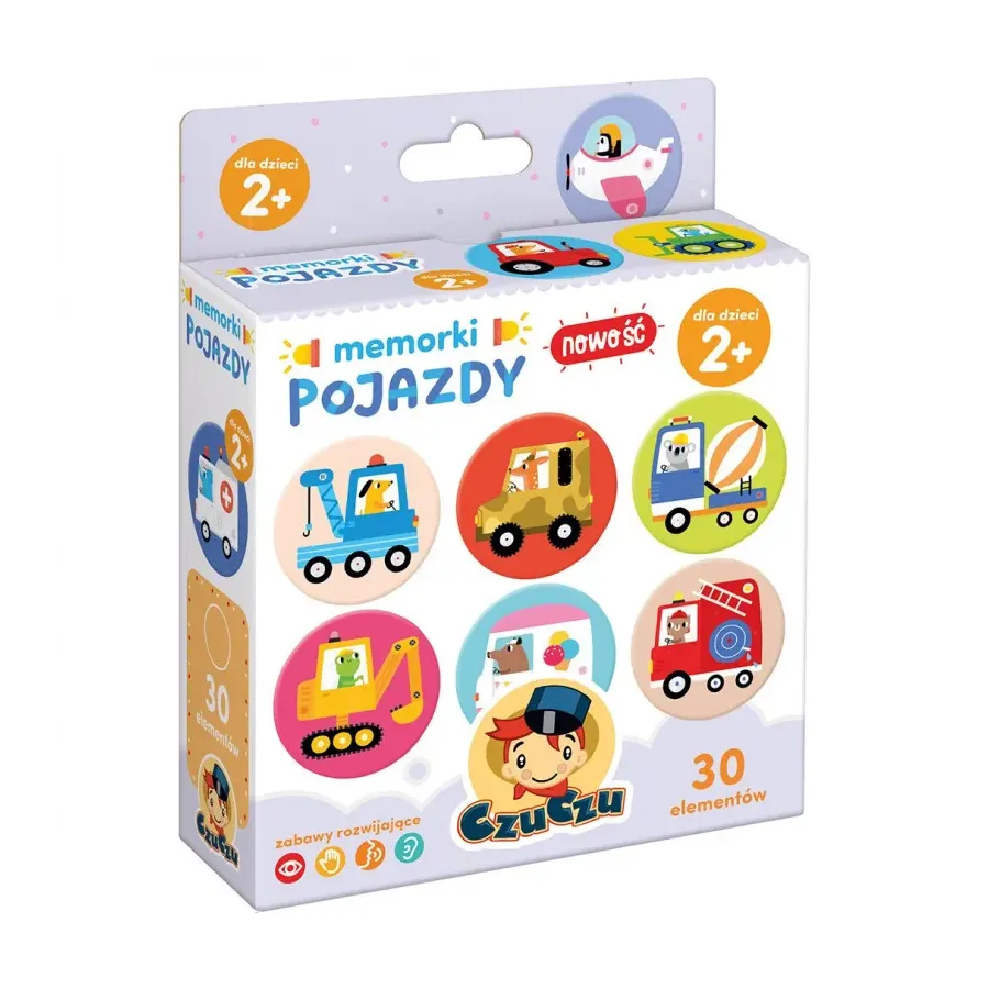 Gra Memorki pojazdy