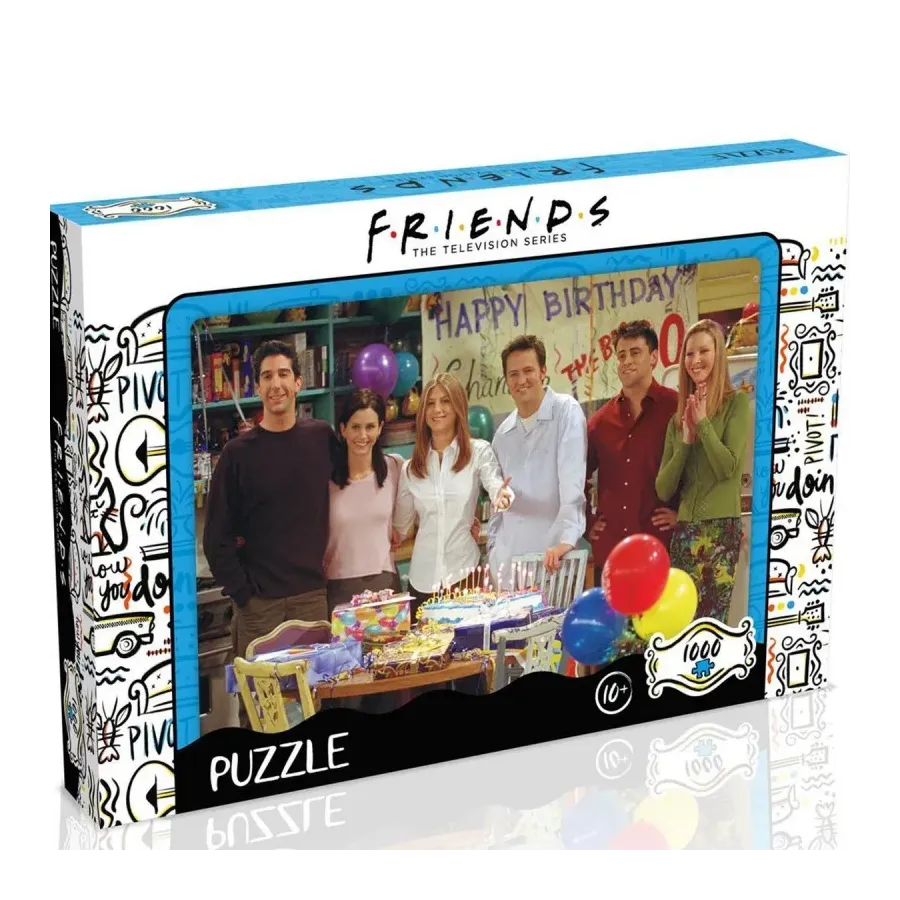 Puzzle 1000 elementów Przyjaciele Urodziny