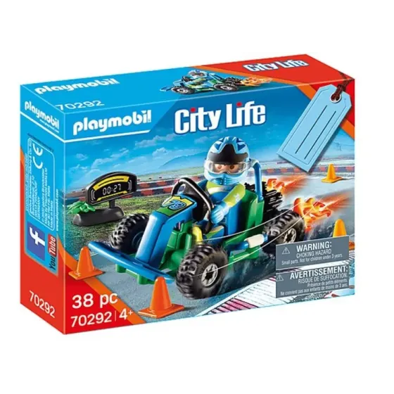 Zestaw z figurkami City Life 70292 Zestaw upominkowy "Wyścig Go-Kart"