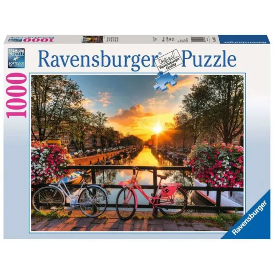 Puzzle 1000 elementów Rowery w Amsterdamie