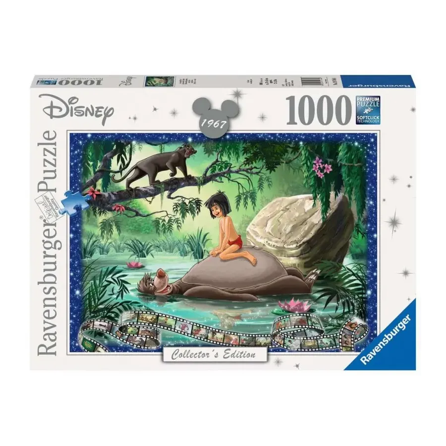 Puzzle 1000 elementów Walt Disney Księga Dżungli