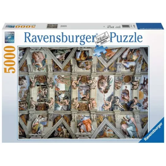 Puzzle 5000 elementów Freski Kaplicy Sykstyńskiej