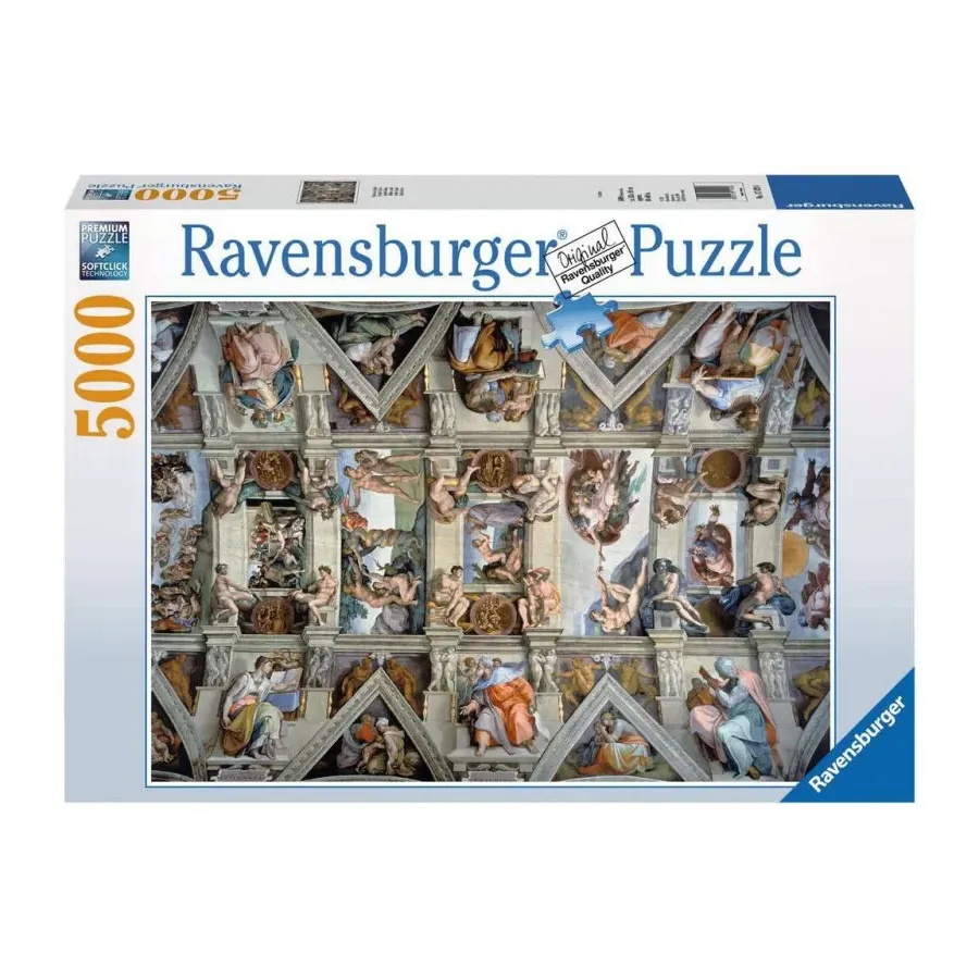 Puzzle 5000 elementów Freski Kaplicy Sykstyńskiej
