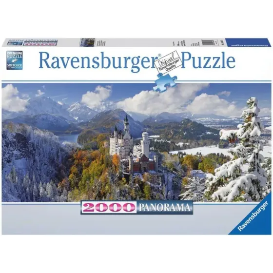 Puzzle Panorama 2000 elementów Zamek Neuschwanstein