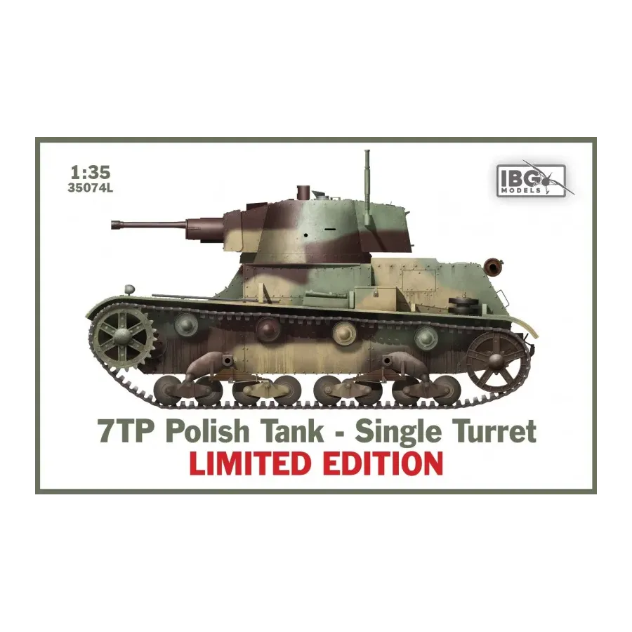 Model do sklejania IBG 7TP Polish Tank Single Turret Edycja limitowana