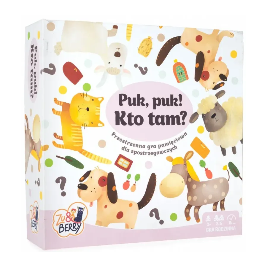 Gra Puk, Puk! Kto Tam? Przestrzenna gra pamięciowa