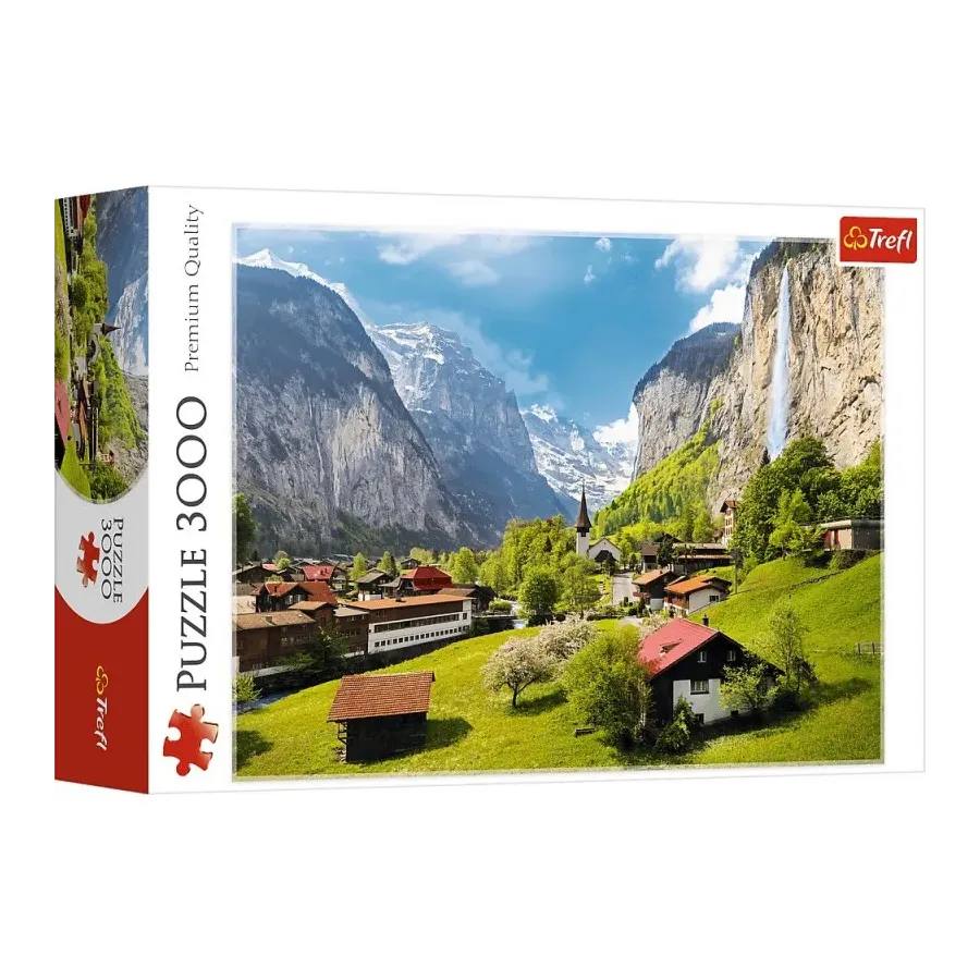 Puzzle 3000 elementów Lauterbrunnen Szwajcaria