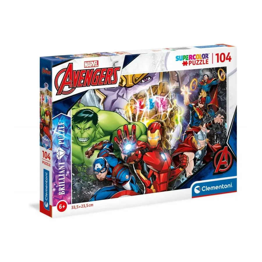 Puzzle 104 elementy Marvel