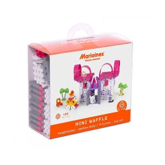 Klocki konstrukcyjne Mini Waffle - Księżniczka Zestaw Duży