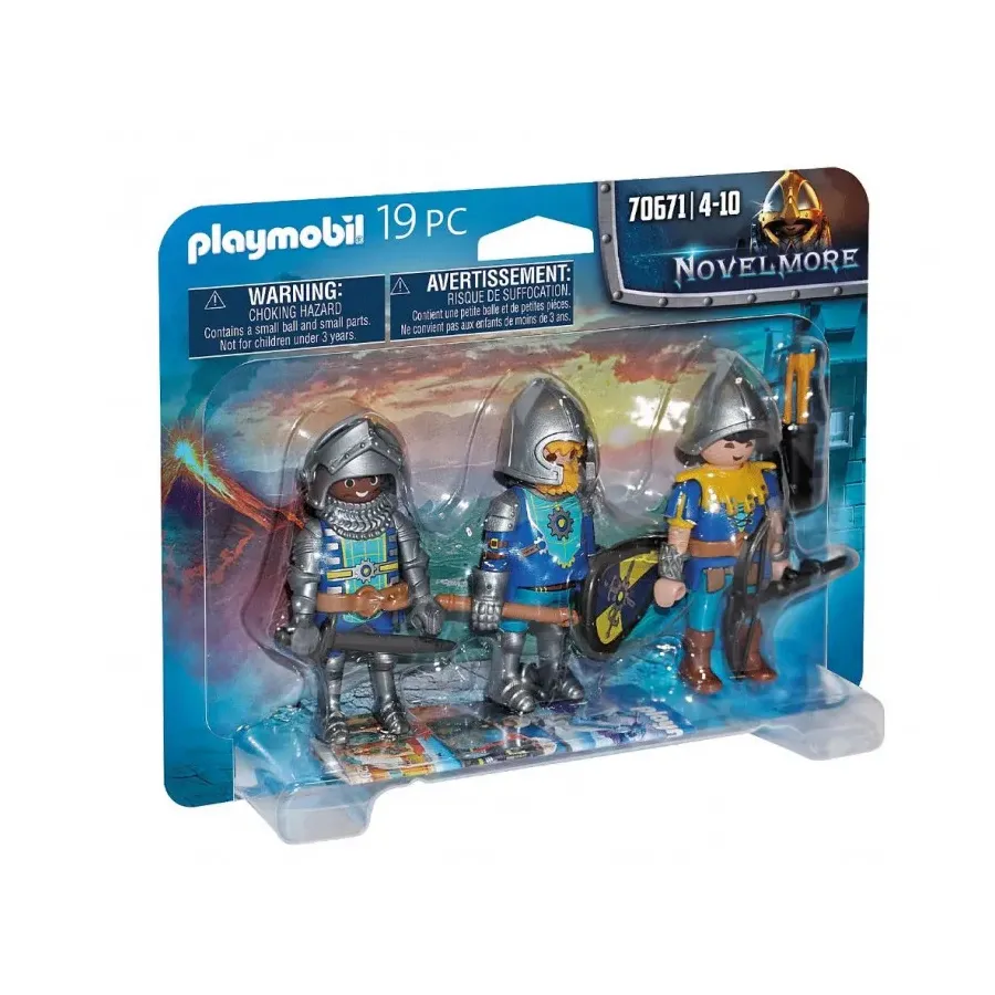 Zestaw figurek Novelmore 70671 Trzech Rycerzy Novelmore