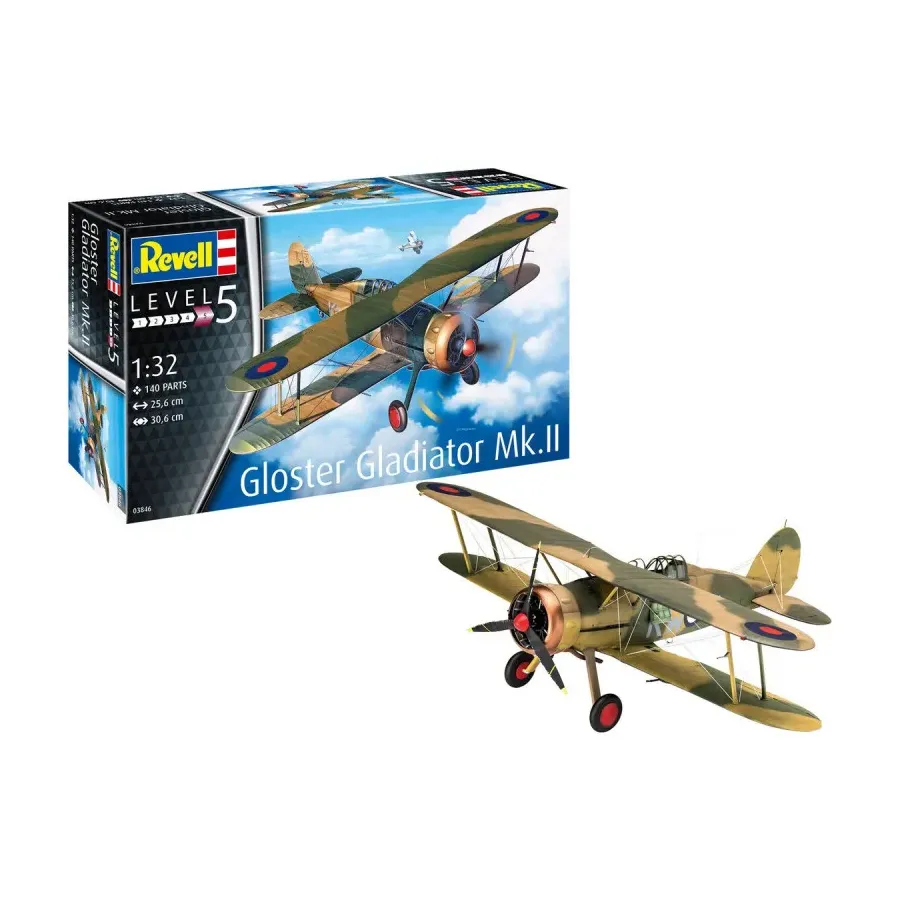 Model plastikowy do sklejania Gloster Gladiator MK.II
