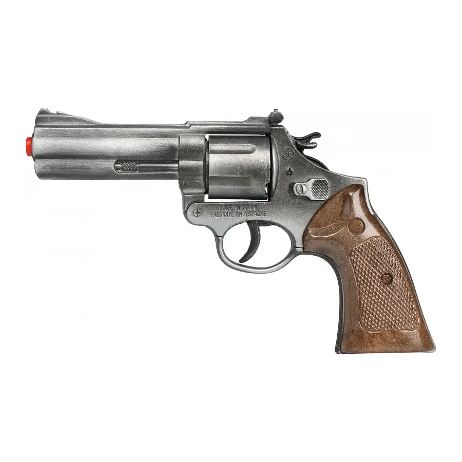 Gonher Metalowy rewolwer policyjny 12 naboi