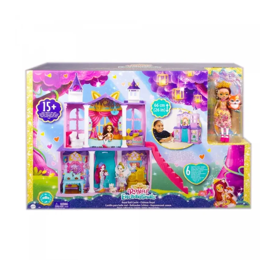 Zestaw z lalką Entchantimals Królewski pałac
