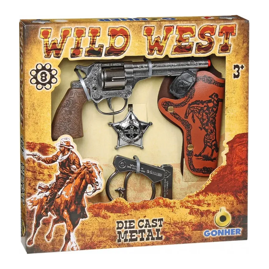 Zestaw kowboja Gonher