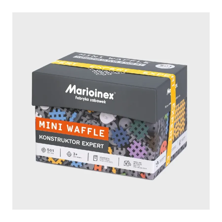 Klocki Mini Waffle Konstruktor Expert 501 elementów