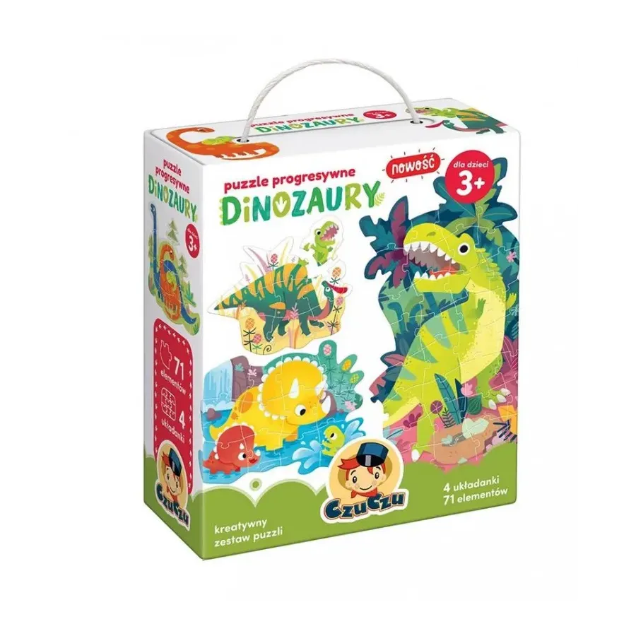 Puzzle progresywne - Dinozaury