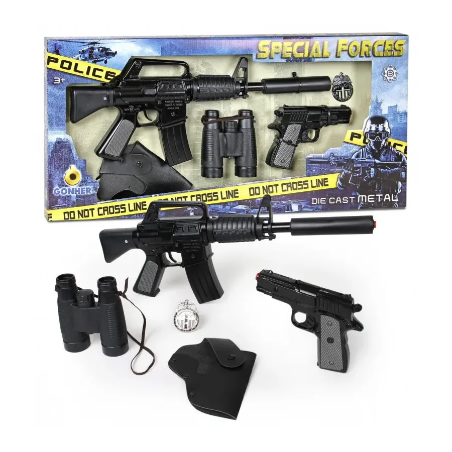 Zestaw policjanta 5 elementów Gonher