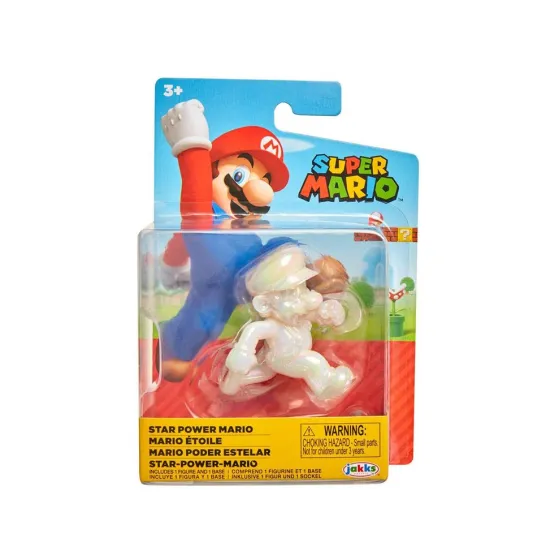 Figurka Super Mario Star Power Mario 6cm