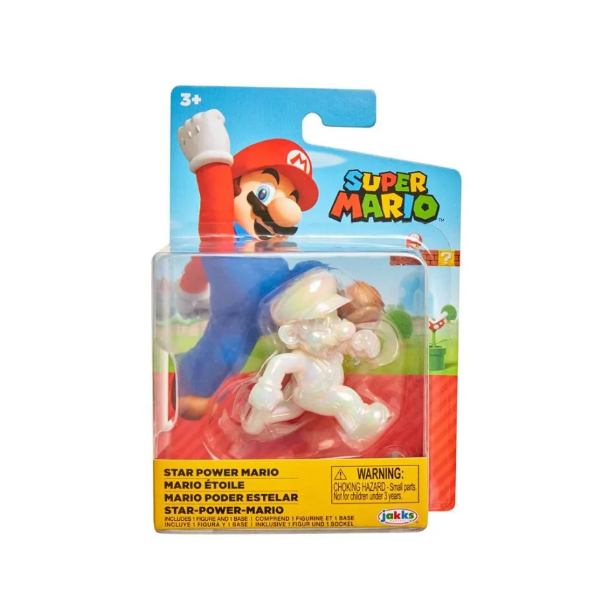 Figurka Super Mario Star Power Mario 6cm