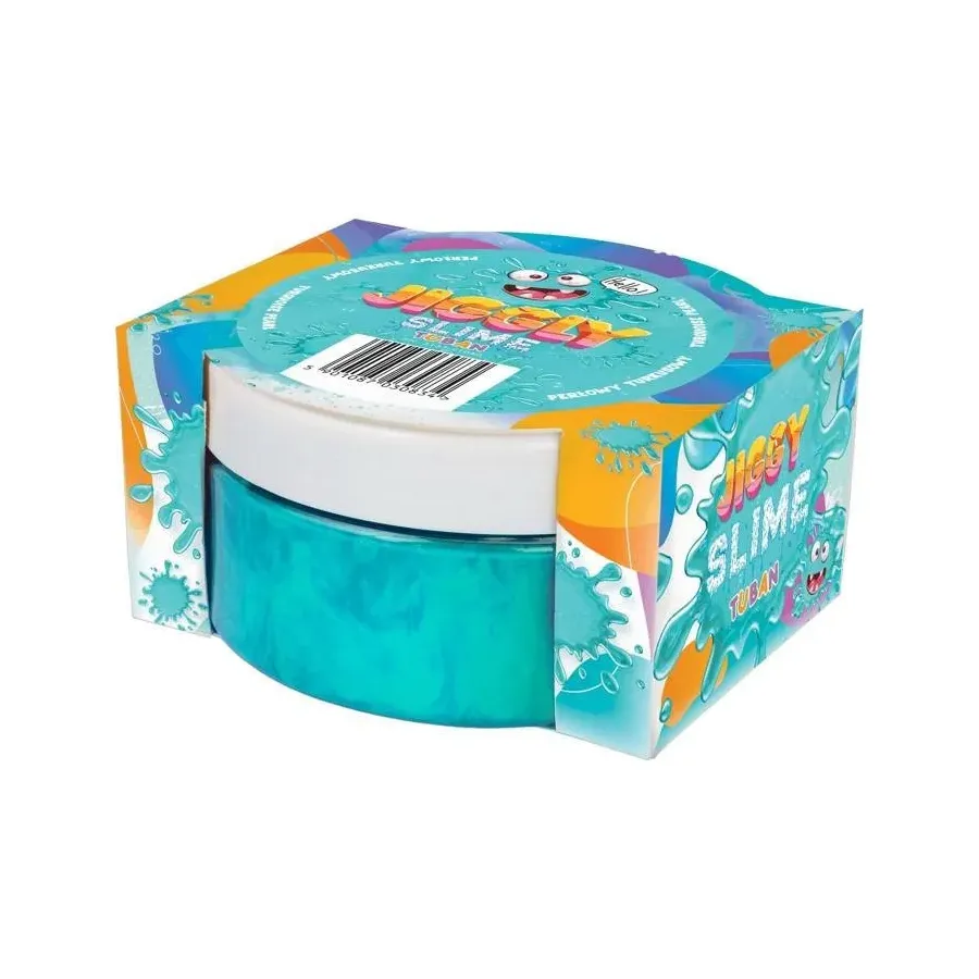 Jiggly Slime - turkusowy perłowy 200g