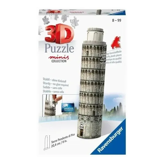 Puzzle 3D Mini budowle. Krzywa Wieża w Pizie