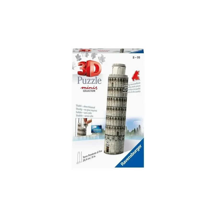 Puzzle 3D Mini budowle. Krzywa Wieża w Pizie