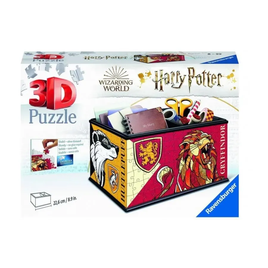Puzzle 216 elementów 3D Szkatułka Harry Potter