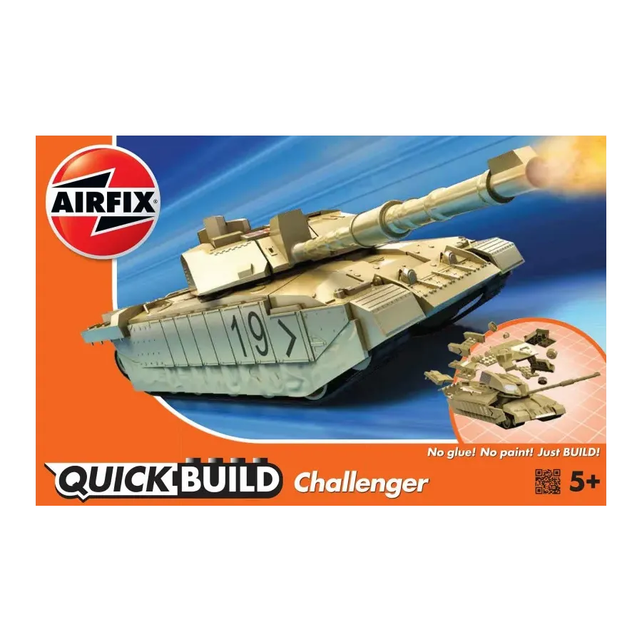 Model Quickbuild Challenger Tank Desert