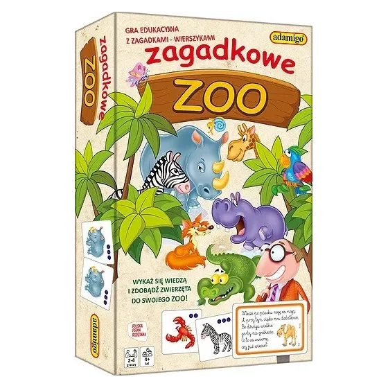 Gra Zagadkowe zoo mini