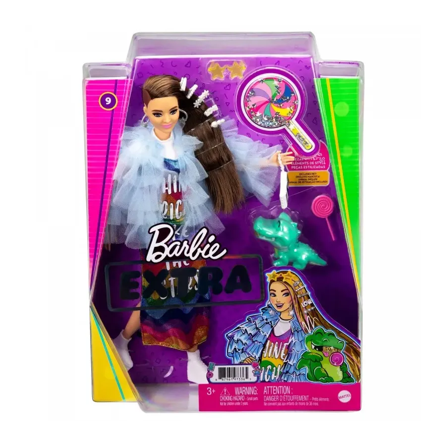 Lalka Barbie Extra The Stars z krokodylem