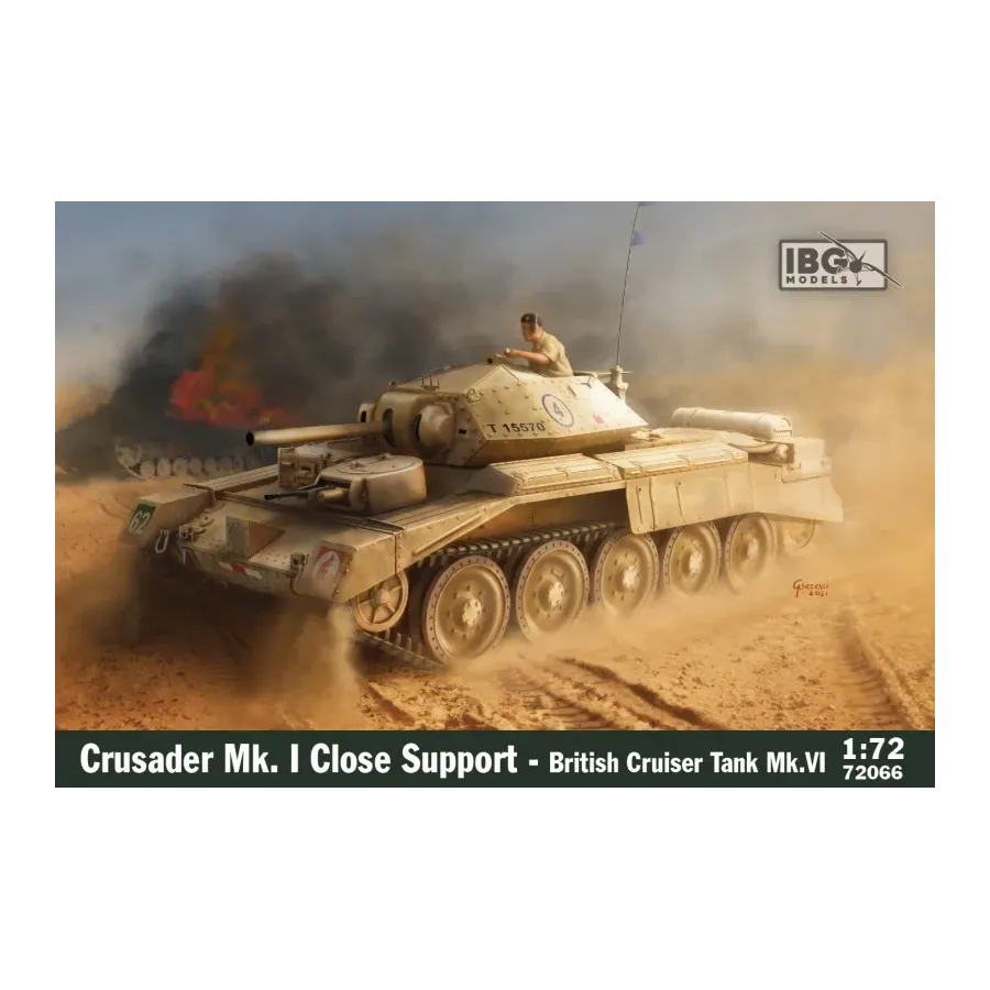 Model plastikowy Crusader Mk.I CS brytyjski czołg bliskiego wsparcia