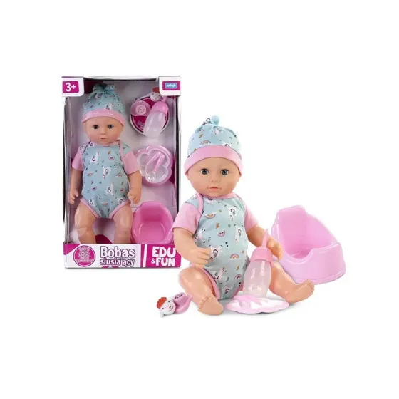 Lalka Natalia siusiający bobas 41 cm