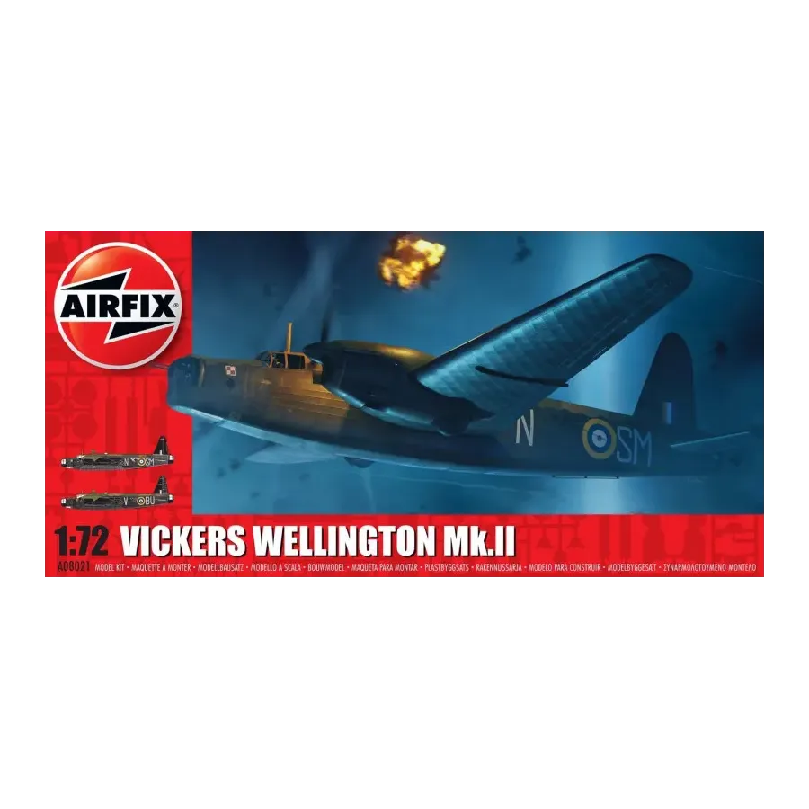 Model do sklejania Vickers Wellington Mk.II 1/72
