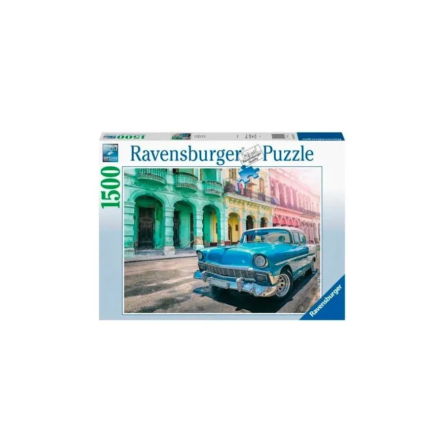 Puzzle 2D 1500 elementów Auta Kuby