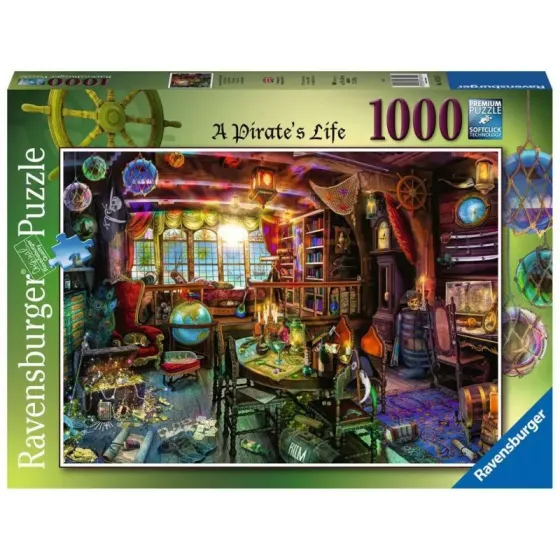 Puzzle 2D 1000 elementów Pirackie życie