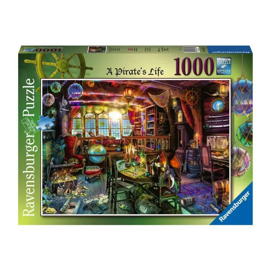 Puzzle 2D 1000 elementów Pirackie życie