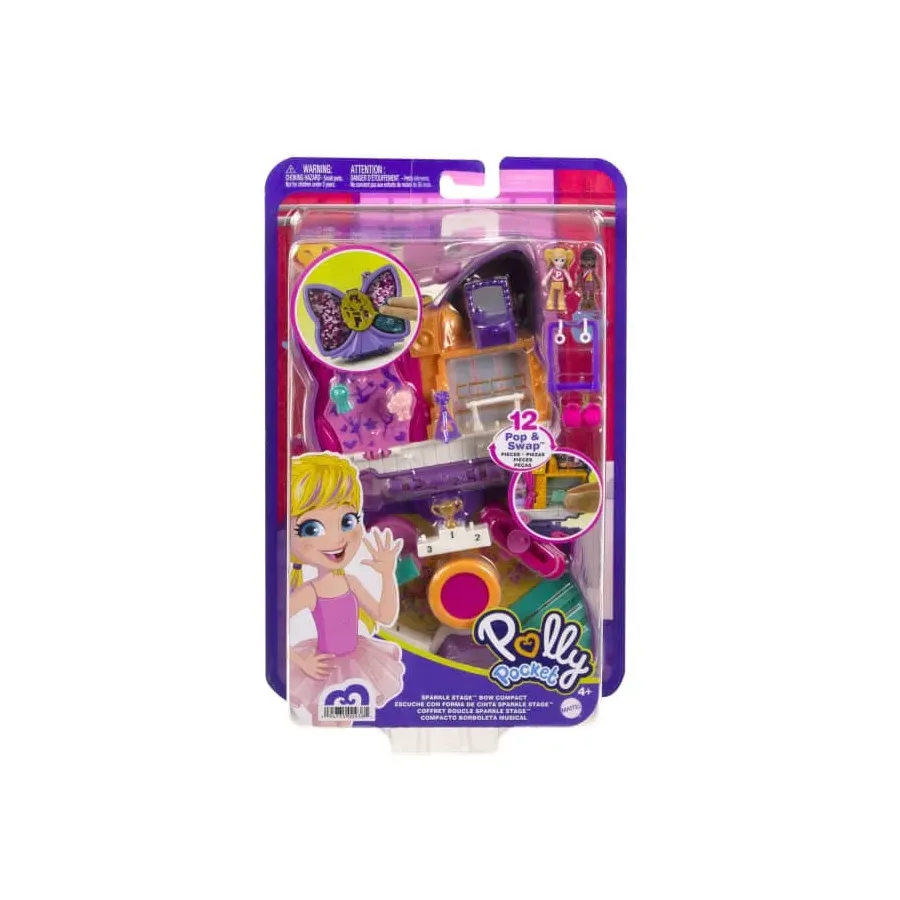 Zestaw figurek Polly Pocket Kokardkowy koncert Zestaw kompaktowy
